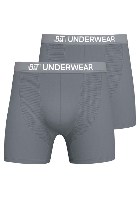 2 Pack Boxer Brief- Grey